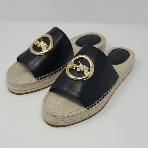 Coach Camille   Slip On Black  Spadrilles - Picture 1 of 6